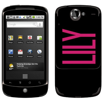   «Lily»   HTC Google Nexus One