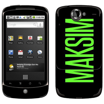   «Maksim»   HTC Google Nexus One