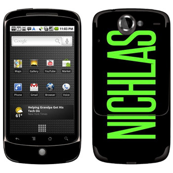   «Nichlas»   HTC Google Nexus One