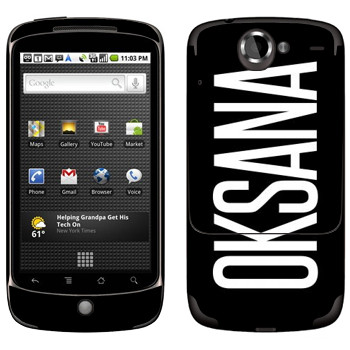   «Oksana»   HTC Google Nexus One