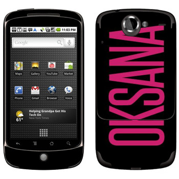   «Oksana»   HTC Google Nexus One