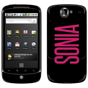   «Sonia»   HTC Google Nexus One