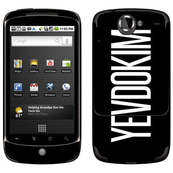   «Yevdokim»   HTC Google Nexus One