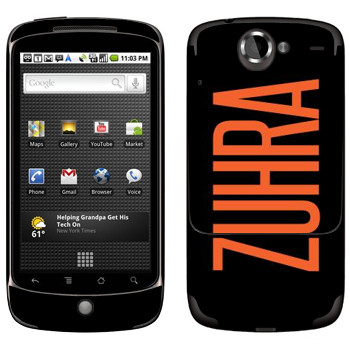   «Zuhra»   HTC Google Nexus One