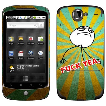   «Fuck yea»   HTC Google Nexus One