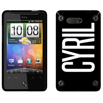   «Cyril»   HTC Gratia