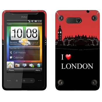   «I love London»   HTC HD mini