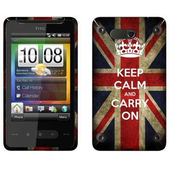   «Keep calm and carry on»   HTC HD mini