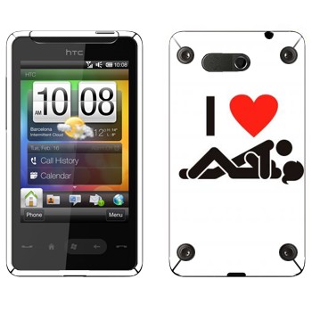   « I love sex»   HTC HD mini
