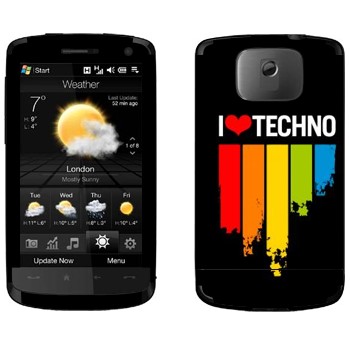   «I love techno»   HTC HD