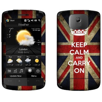   «Keep calm and carry on»   HTC HD