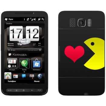   «I love Pacman»   HTC HD2 Leo