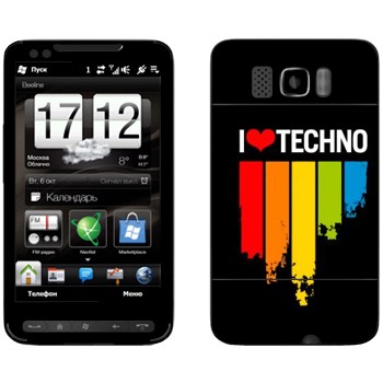   «I love techno»   HTC HD2 Leo