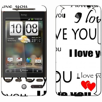   «I Love You -   »   HTC Hero