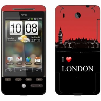   «I love London»   HTC Hero
