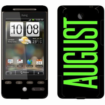   «August»   HTC Hero