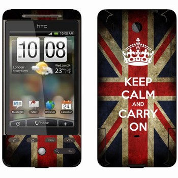   «Keep calm and carry on»   HTC Hero
