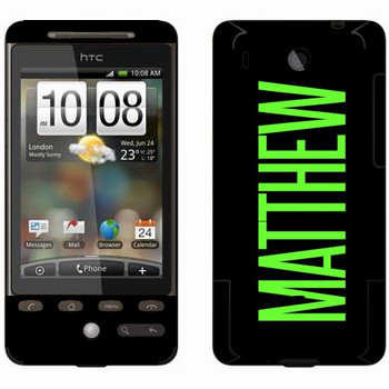   «Matthew»   HTC Hero