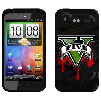   «GTA 5 - logo blood»   HTC Incredible S