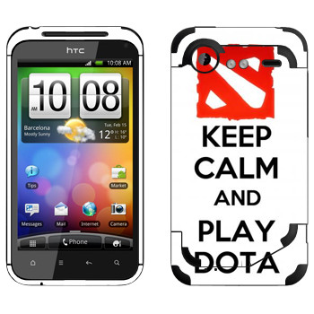   «Keep calm and Play DOTA»   HTC Incredible S