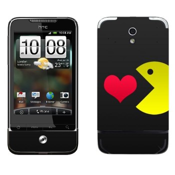   «I love Pacman»   HTC Legend