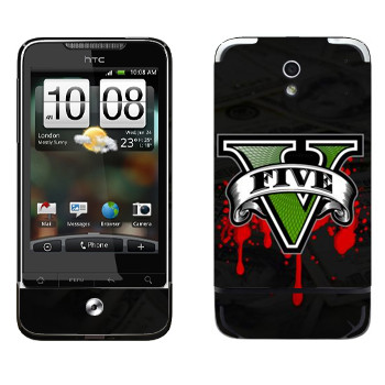   «GTA 5 - logo blood»   HTC Legend