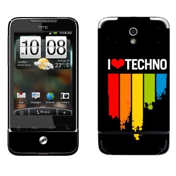   «I love techno»   HTC Legend