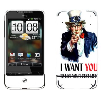   « : I want you!»   HTC Legend