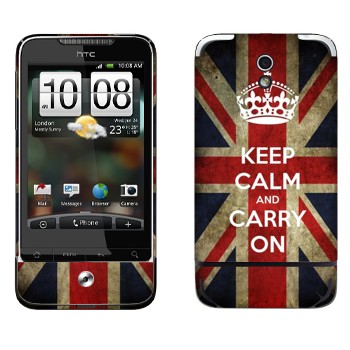   «Keep calm and carry on»   HTC Legend