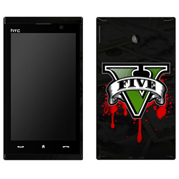   «GTA 5 - logo blood»   HTC Max 4G