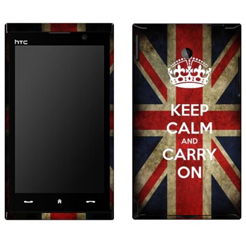   «Keep calm and carry on»   HTC Max 4G