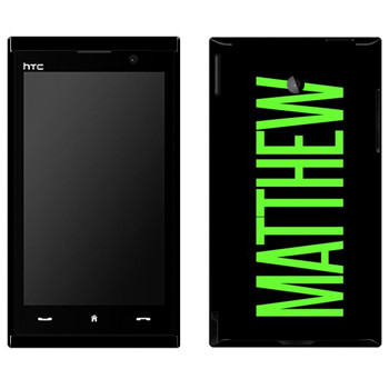   «Matthew»   HTC Max 4G