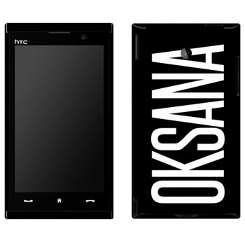   «Oksana»   HTC Max 4G