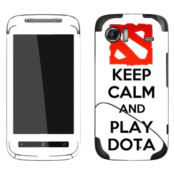   «Keep calm and Play DOTA»   HTC Mozart