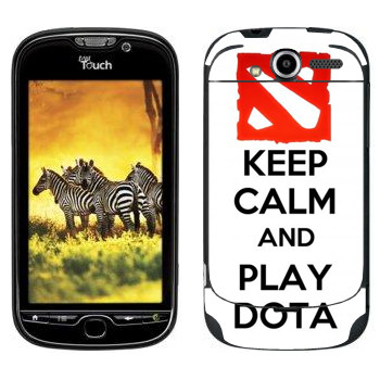   «Keep calm and Play DOTA»   HTC My Touch 4G