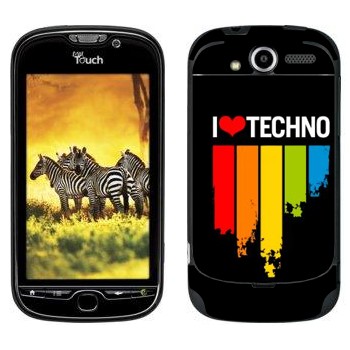   «I love techno»   HTC My Touch 4G