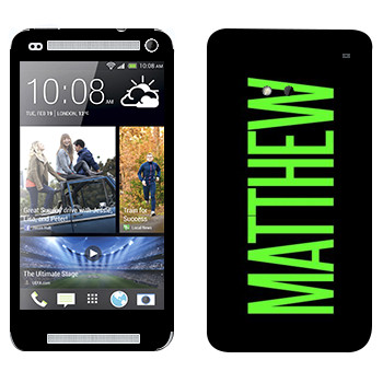   «Matthew»   HTC One M7
