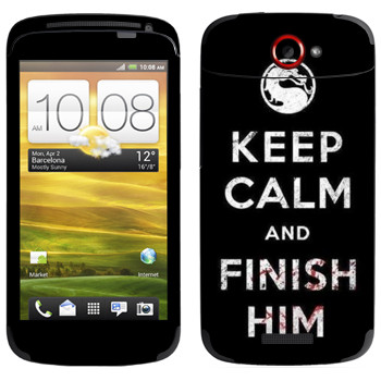   «Keep calm and Finish him Mortal Kombat»   HTC One S
