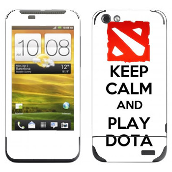   «Keep calm and Play DOTA»   HTC One V