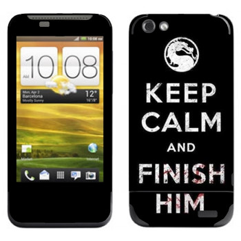   «Keep calm and Finish him Mortal Kombat»   HTC One V