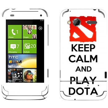   «Keep calm and Play DOTA»   HTC Radar