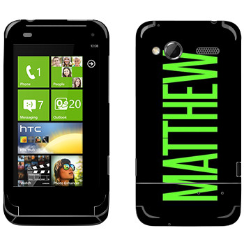   «Matthew»   HTC Radar