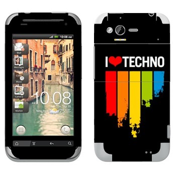   «I love techno»   HTC Rhyme