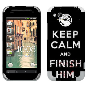   «Keep calm and Finish him Mortal Kombat»   HTC Rhyme