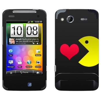   «I love Pacman»   HTC Salsa