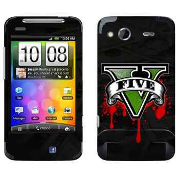   «GTA 5 - logo blood»   HTC Salsa