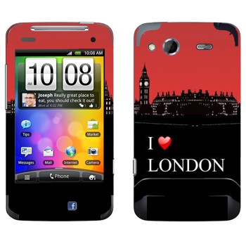   «I love London»   HTC Salsa