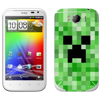   «Creeper face - Minecraft»   HTC Sensation XL