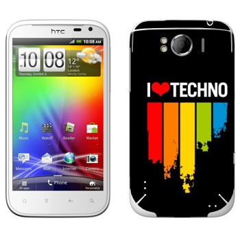   «I love techno»   HTC Sensation XL