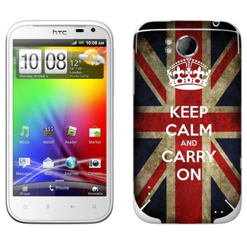   «Keep calm and carry on»   HTC Sensation XL